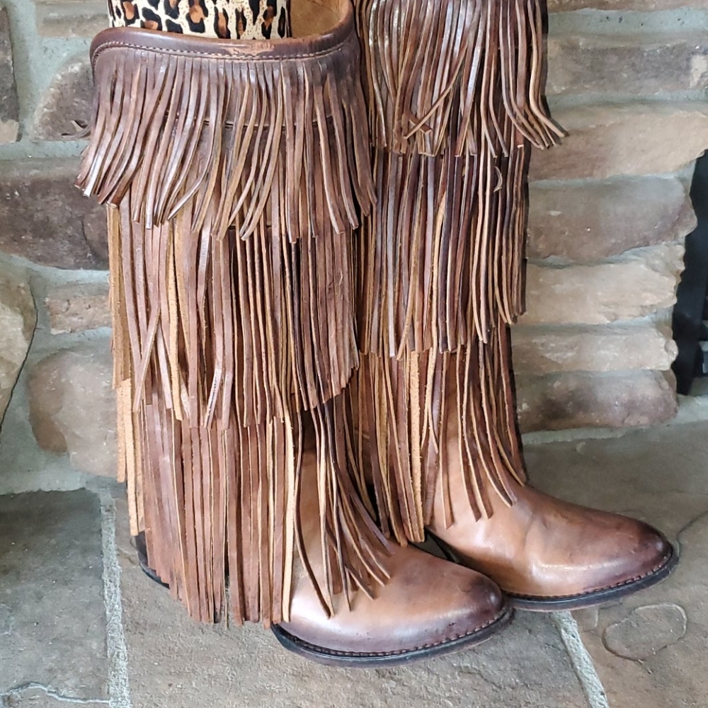 Freebird Tall Fringe Boot